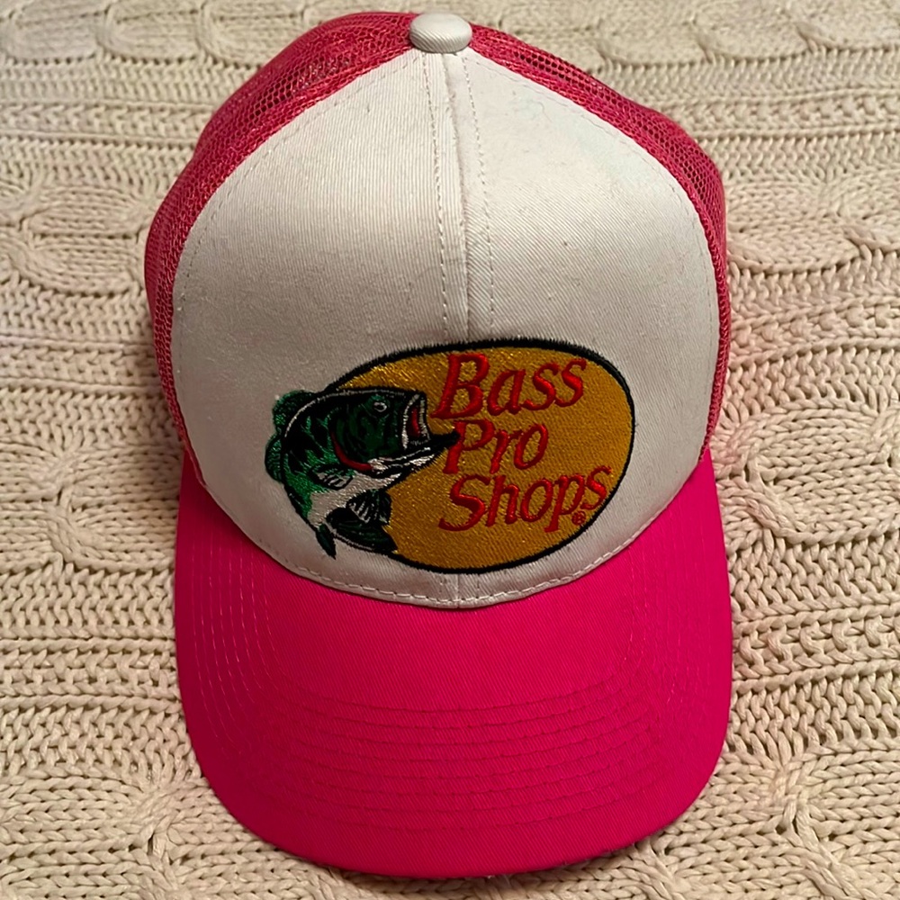 Pink Bass Pro Trucker Hat